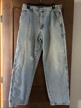 Wrangler Light Blue Relaxed Carpenter Jeans